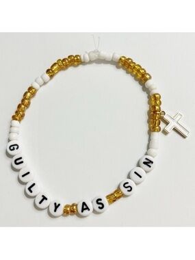 Taylor Swift Eras Tour Friendship Bracelet Guilty As Sin TTPD